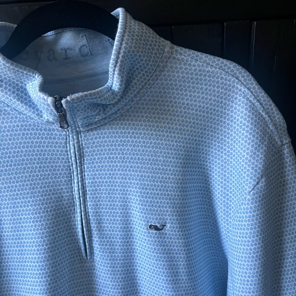 Like New Men’s VINEYARD VINES Preppy Saltwater Quarter Zip Pullover Size: XL - Picture 12 of 16